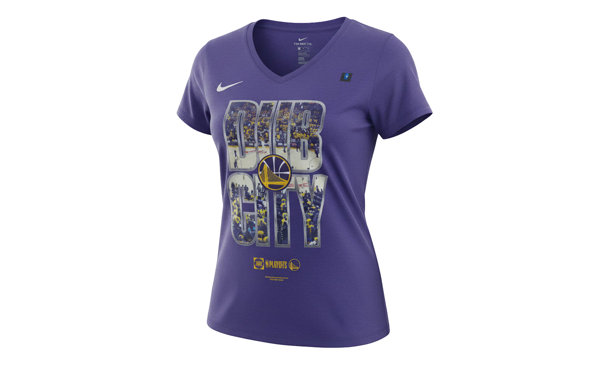 NBA Golden State Warriors DUB City 2019 Playoffs Tee WMNS"Blue" 561451 4EW