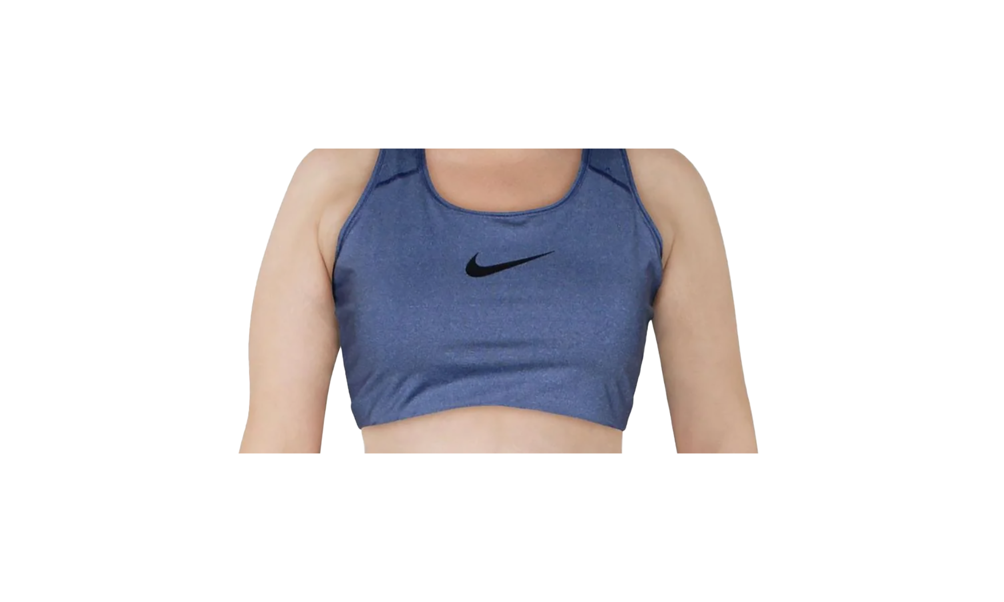 Swoosh Medium Support Non-Padded Sports Bra"Blue Lapis - Plus" BQ0973 457