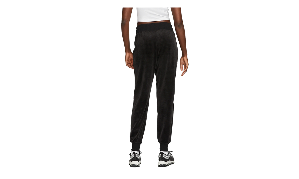 Sportswear High-waisted Velour Joggers WMNS"Black/ Anthracite" DV7820 010