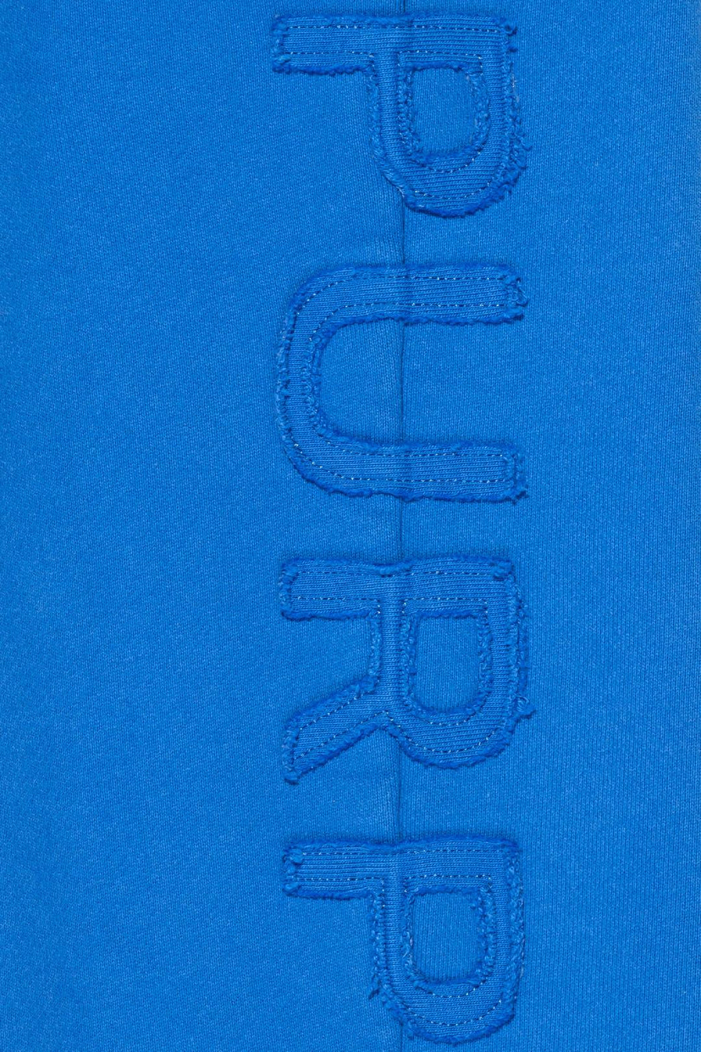 Purple Regular Fit Cutout Wordmark Sweatpant - Blue