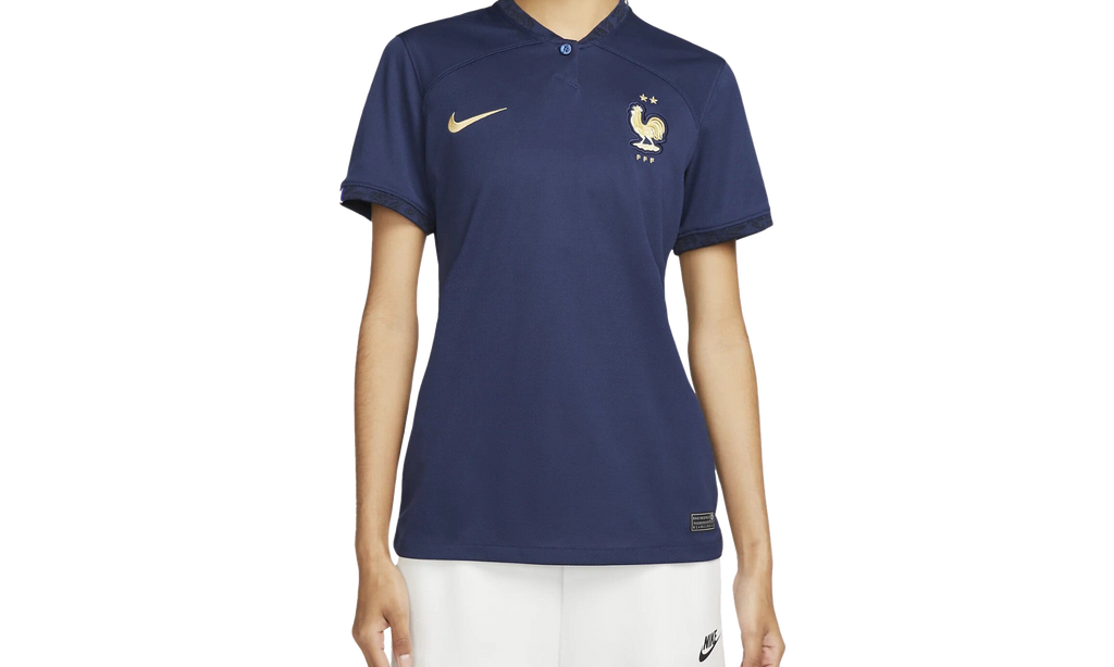 Fff 22/23 Stadium HomeDri-fit Soccer Jersey WMNS"Midnight Navy/Midnight Navy/Midnight Navy/Metallic" DN0764 410