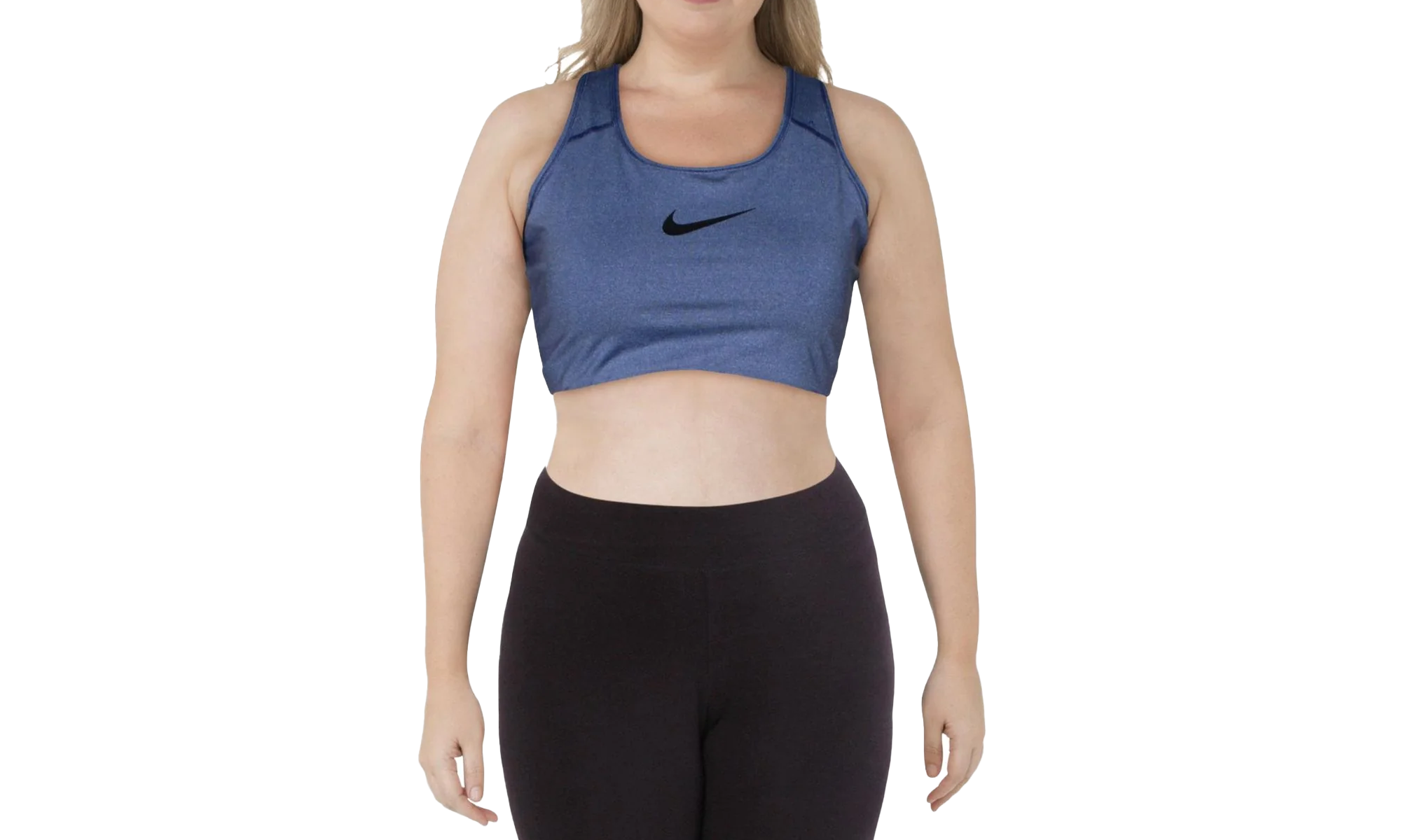 Swoosh Medium Support Non-Padded Sports Bra"Blue Lapis - Plus" BQ0973 457