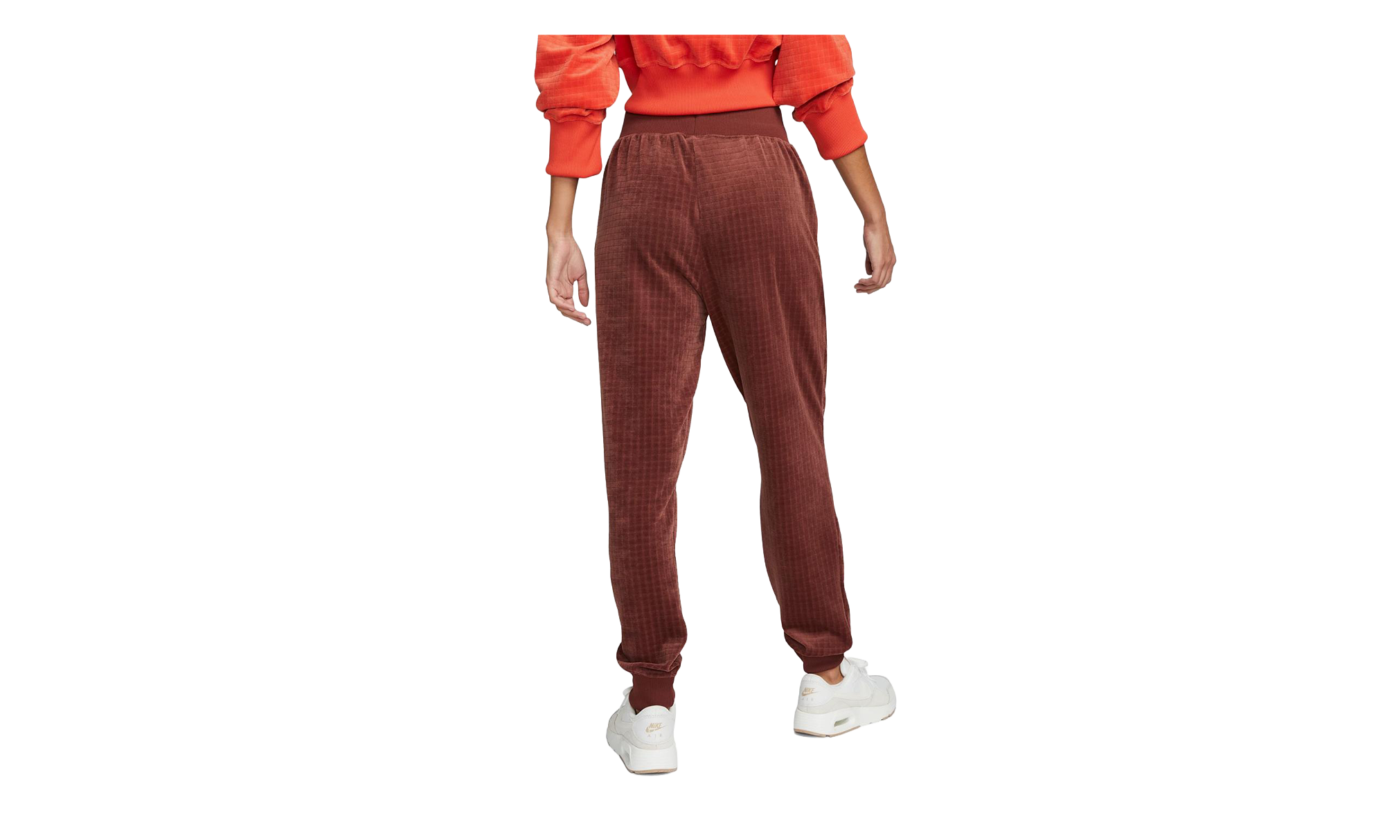 Velour High Waisted Joggers WMNS"Maroon" DV7820 231